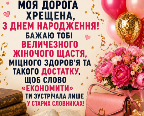 Смішні привітання з днем народження хрещеній відкритка